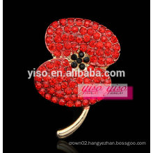 new fashion crystal flower satement brooch